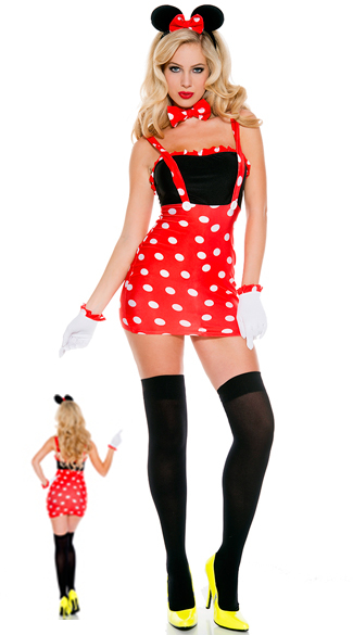 F1607 Sexy Darling Miss Minnie Mouse Costume